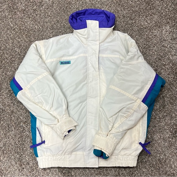 Columbia Jackets & Blazers - Vintage Columbia ski jacket womens size small 2 in 1 bugaboo retro made in USA